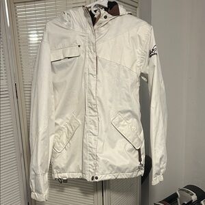 Ride White Hooded Woman’s Jacket
